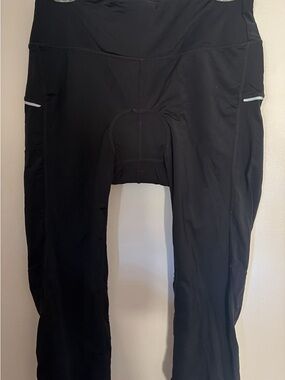 Black Padded Cycling Bib Tights